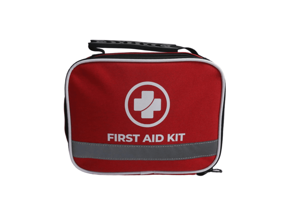 Compact First Aid Kit Bag with Reflective Strip detail image