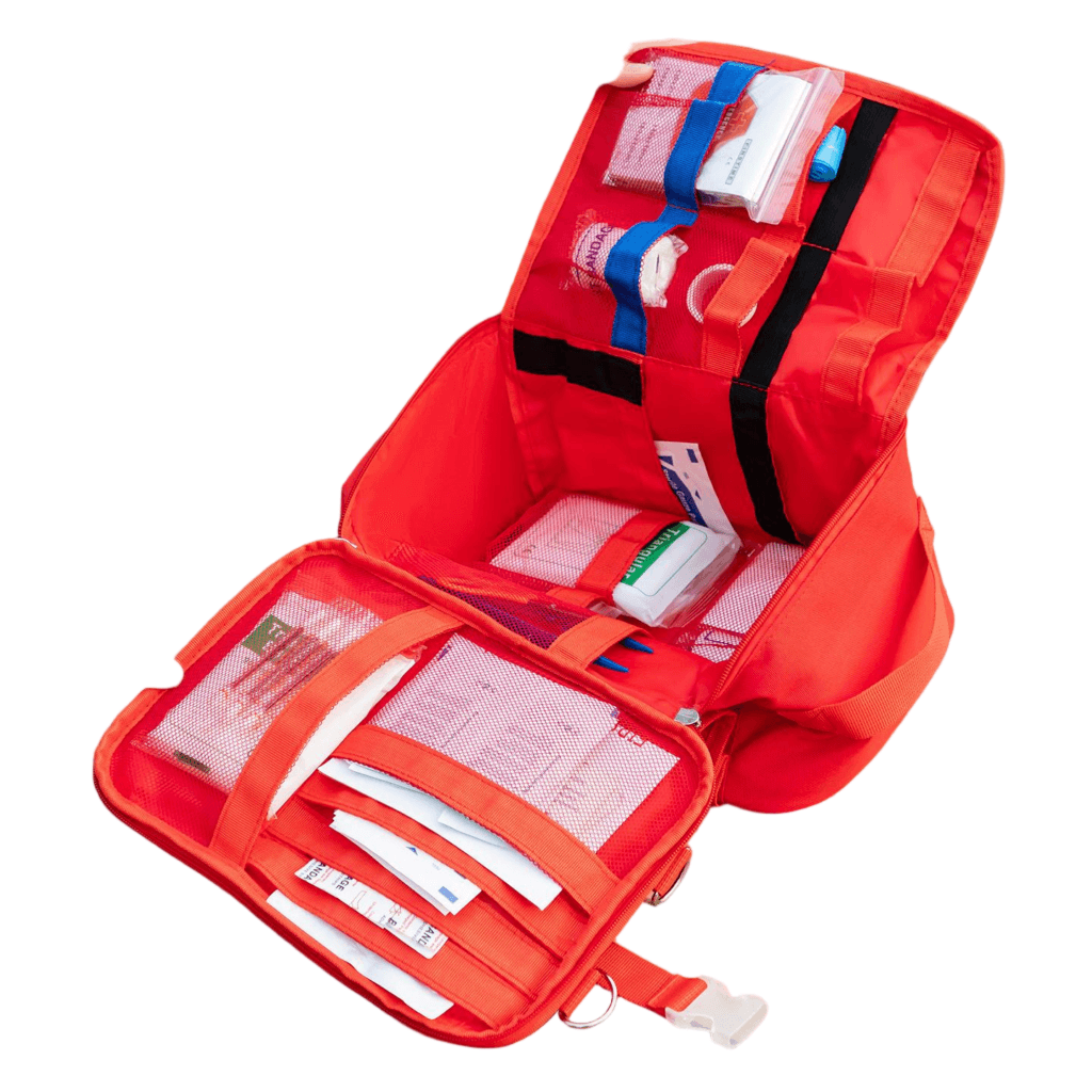 Multi-Compartment First Aid Bag with MOLLE detail image
