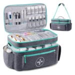 Extra-Large Double-Layer First Aid kit Bag with Shoulder Strap detail image