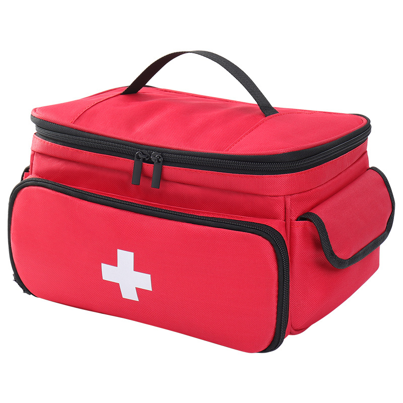 Double-Layer First Aid Kit Bag (Without Shoulder Strap)