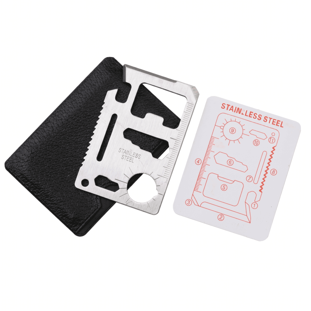 Multifunctional Knife Card for Outdoor and Daily Emergency Kits detail image