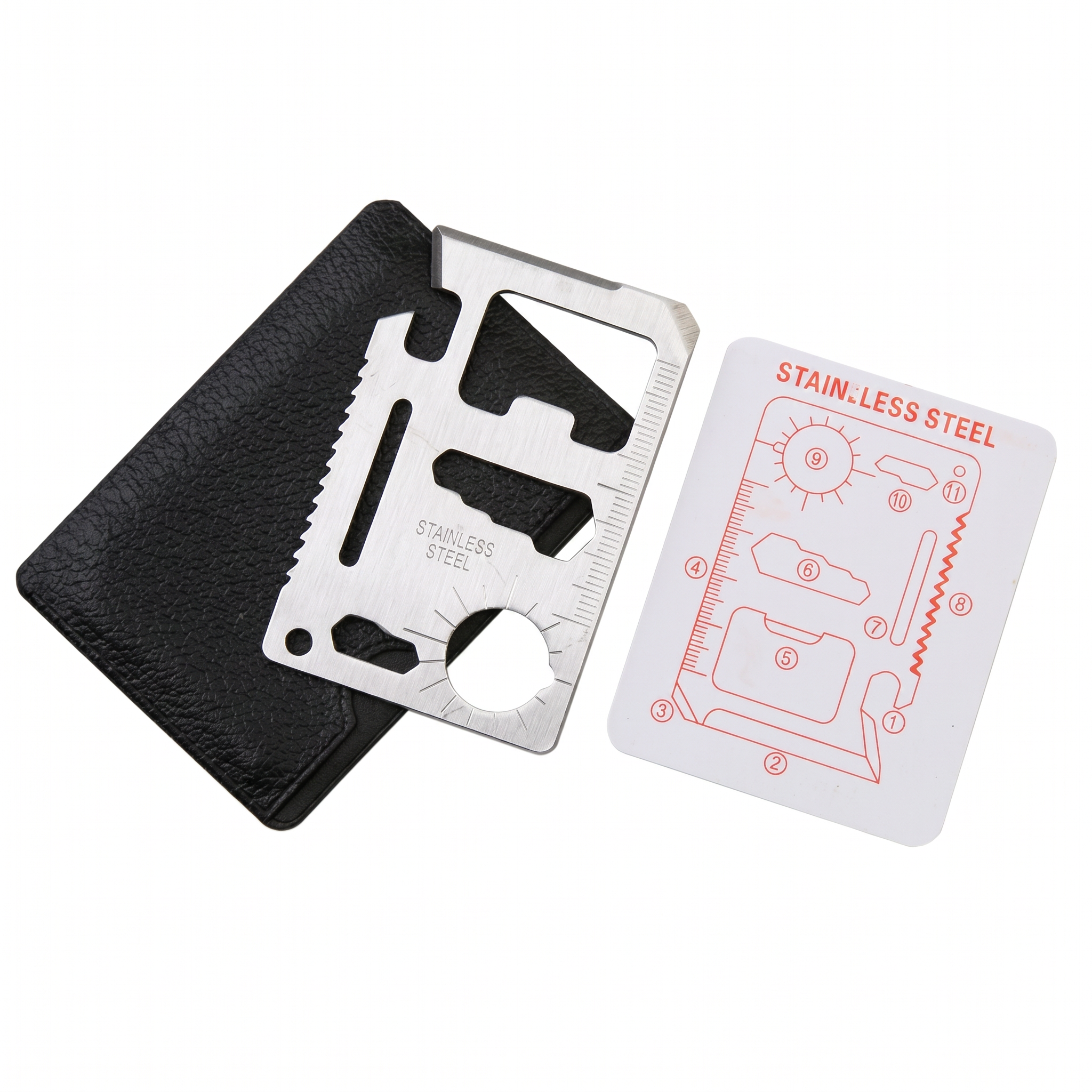 Multifunctional Knife Card for Outdoor and Daily Emergency Kits detail image