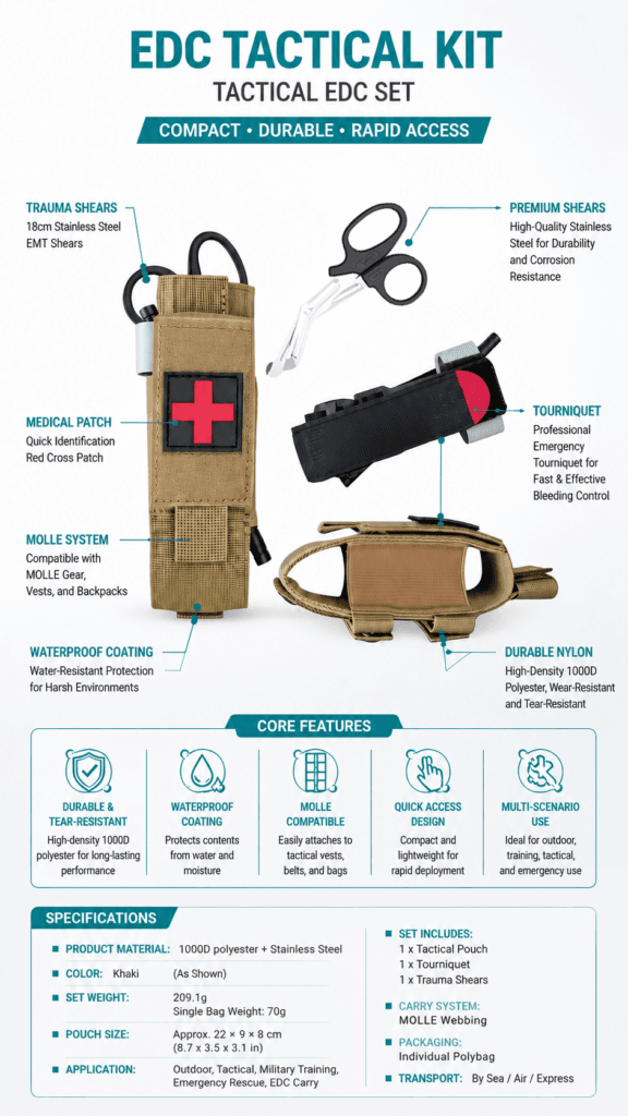 EDC Tactical First Aid Set detail image