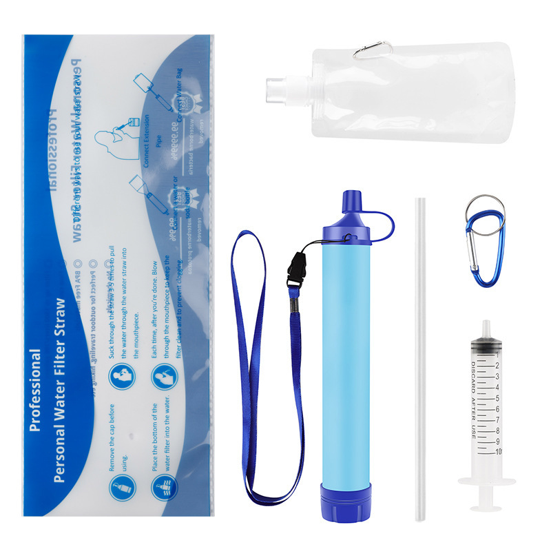 Outdoor Water Purifier Set for Camping and Emergency Preparedness