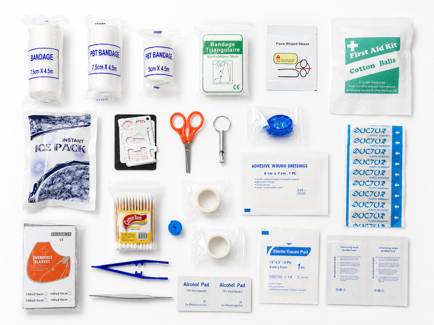 Wall-Mount First Aid Kit – Curved Handle-ABS Material detail image