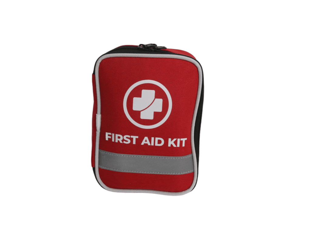 Compact First Aid Kit Bag with Reflective Strip