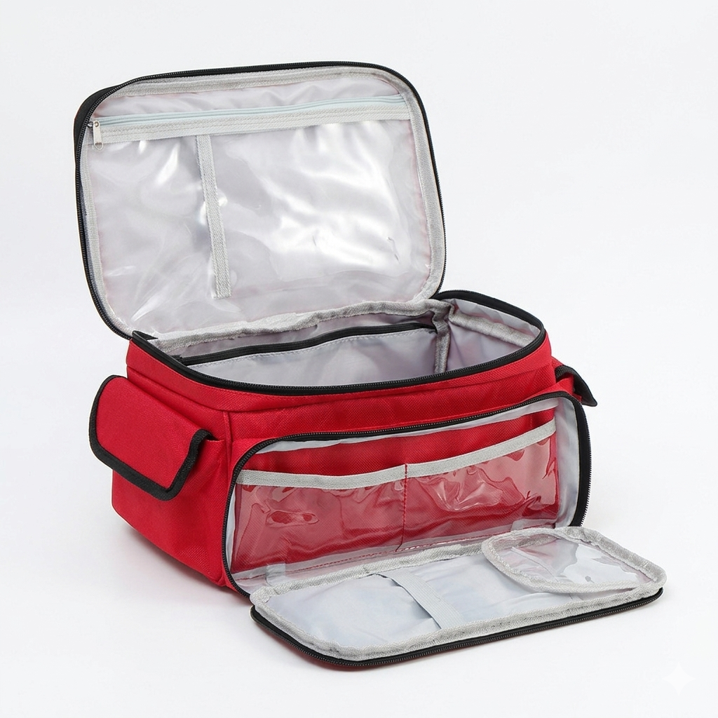 Double-Layer First Aid Kit Bag (Without Shoulder Strap) detail image