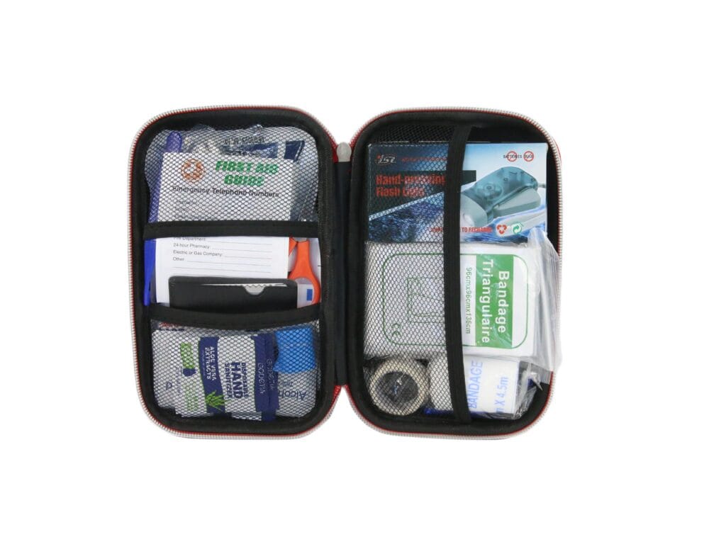 Compact Hard Shell First Aid Kit-EVA Nylon Material detail image