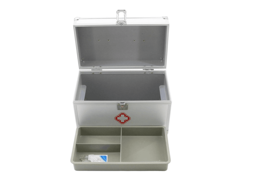 Aluminum Alloy First Aid Kit Box detail image