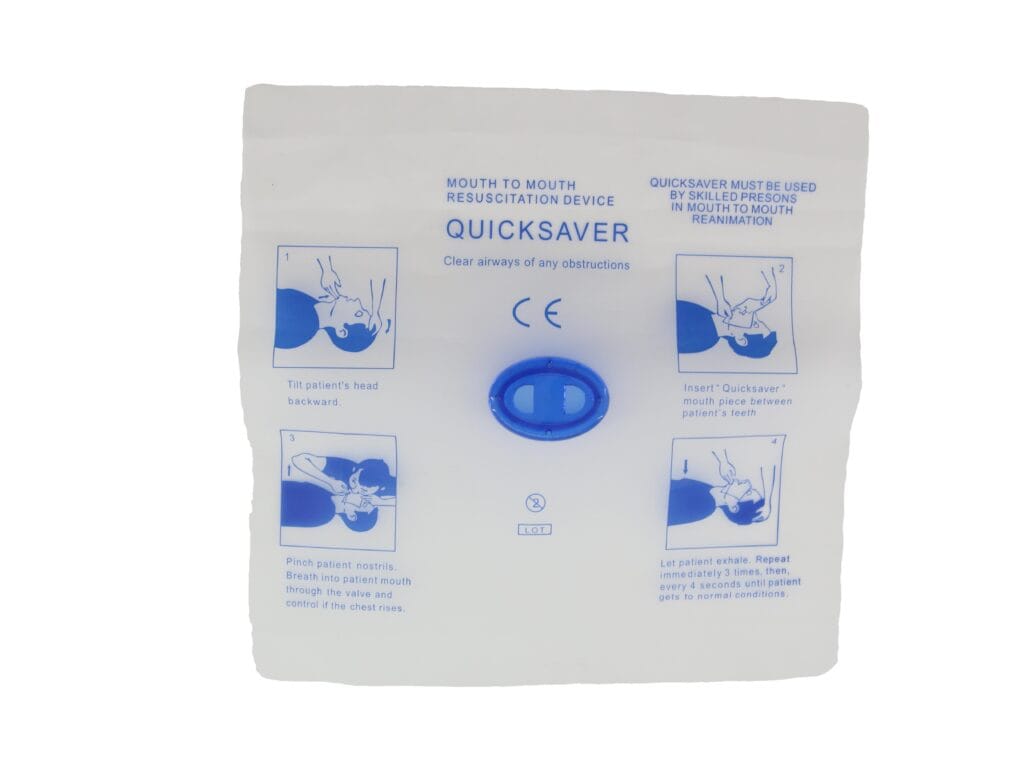 Disposable CPR Face Shield with Breathing Valve