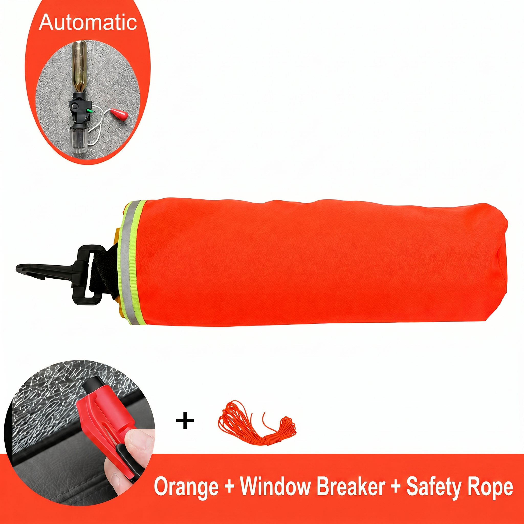 Life Buoy for Vehicle Emergency Kits and Water Rescue Supplies