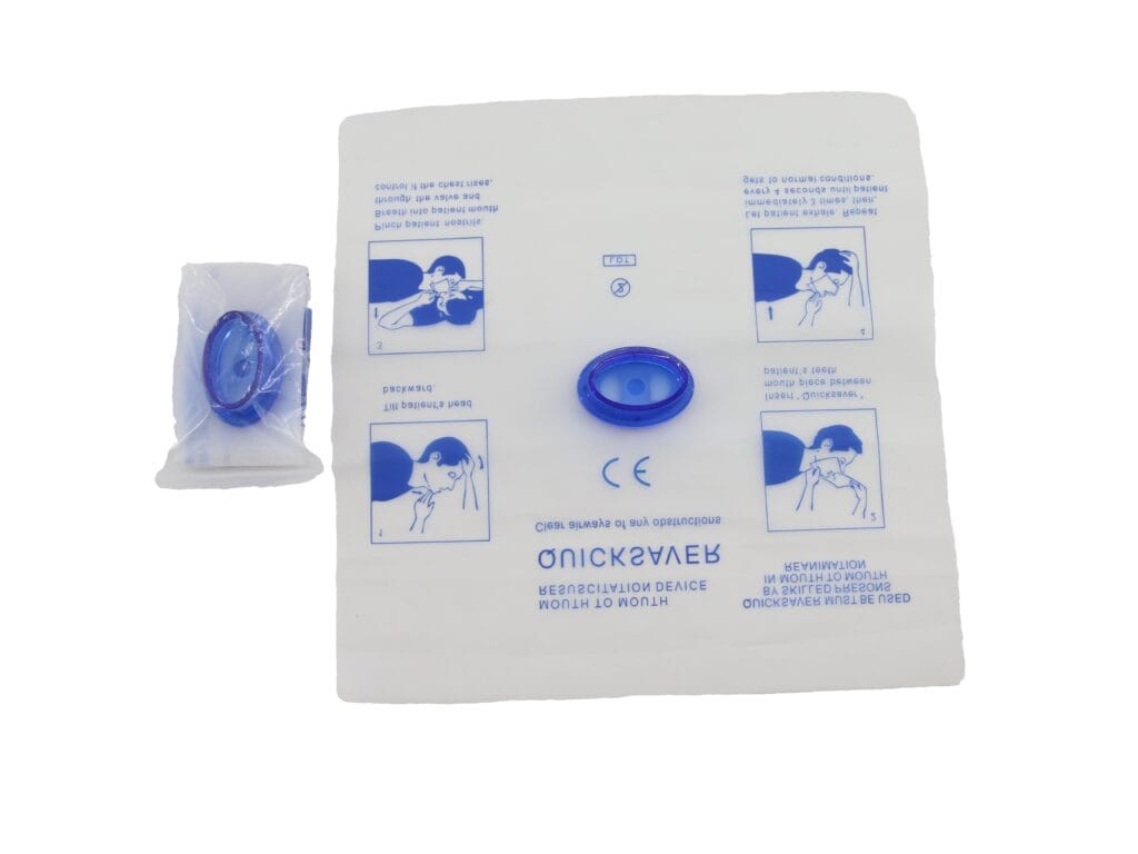 Disposable CPR Face Shield with Breathing Valve detail image