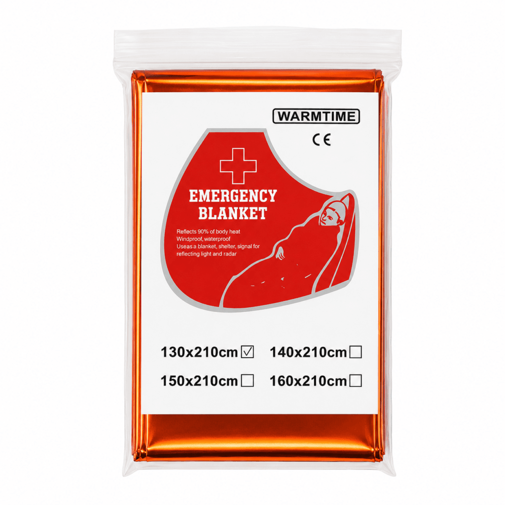 Emergency Thermal Blanket for Outdoor Rescue and First Aid Kits detail image