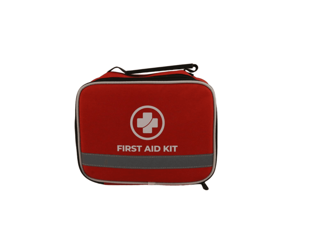 Compact First Aid Kit Bag with Reflective Strip detail image