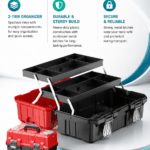 Triple-folding Tool Box detail image