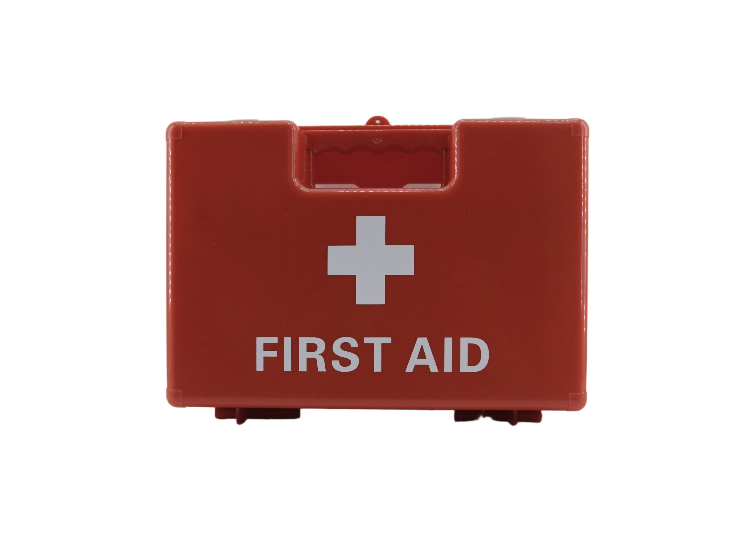 Wall-mounted first aid kit