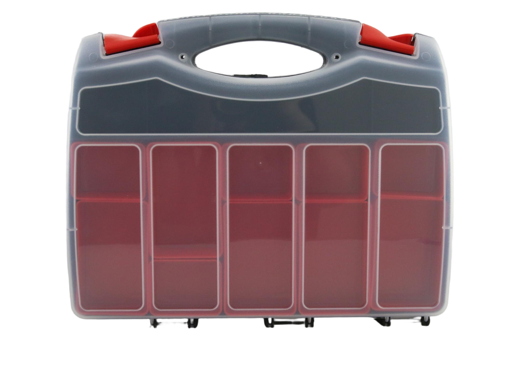 Double-sided Transparent First Aid Kit- Curved Handle