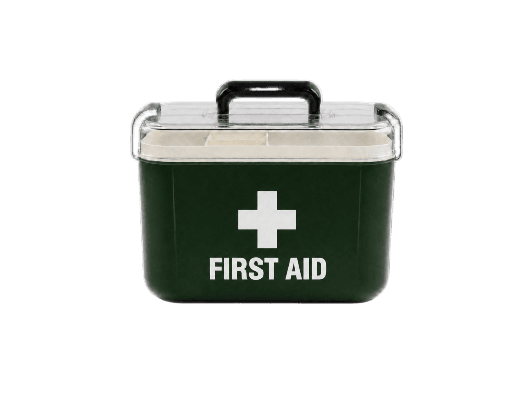 Double-layer Plastic First Aid Box