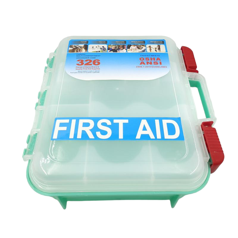 Wall-mounted Slide Latch First Aid Kit