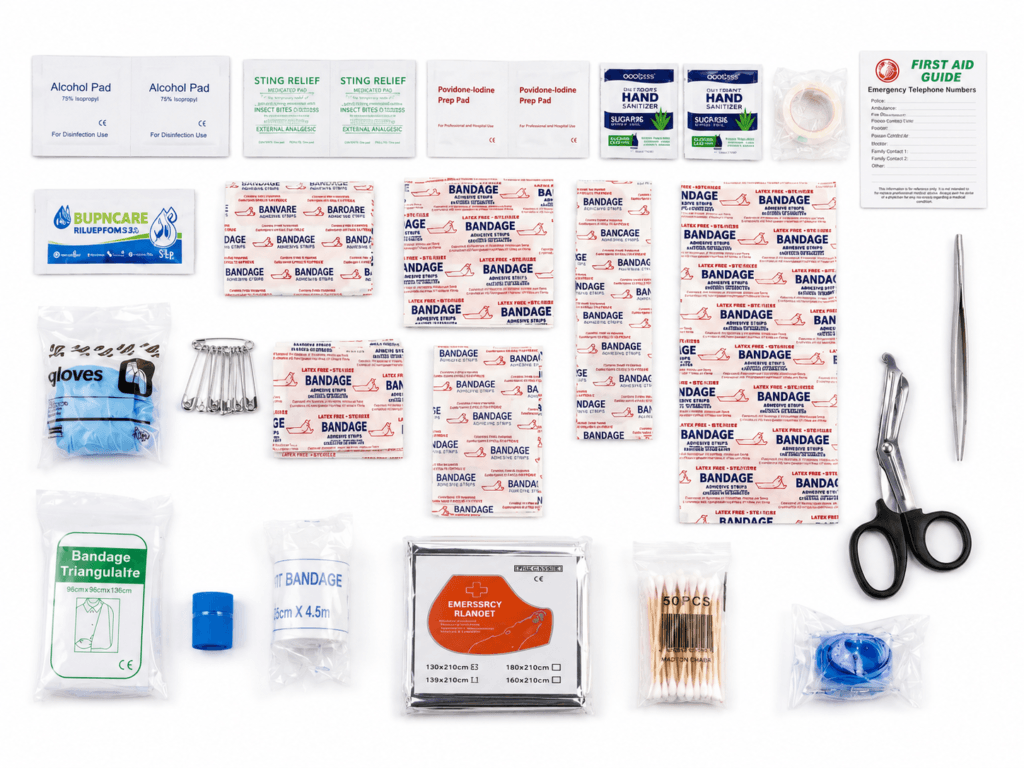 Portable First Aid Cloth Kit detail image