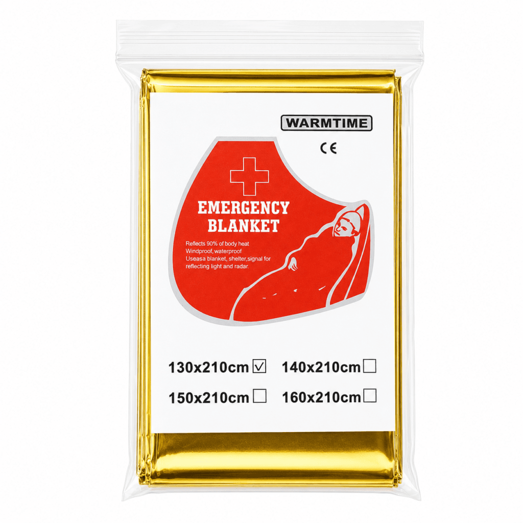 Emergency Thermal Blanket for Outdoor Rescue and First Aid Kits detail image