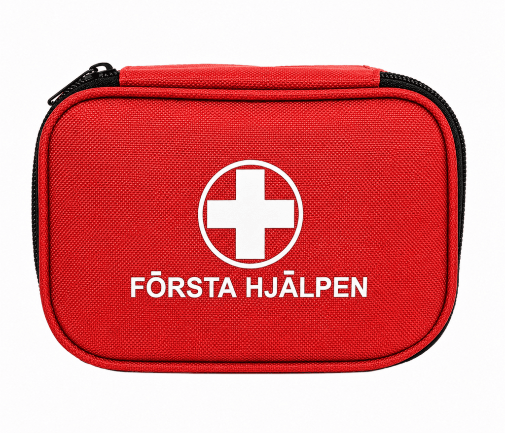 Red 1680D Oxford Fabric First Aid Bag