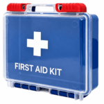 Blue Plastic First Aid Box detail image