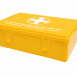Yellow Plastic First Aid Box detail image