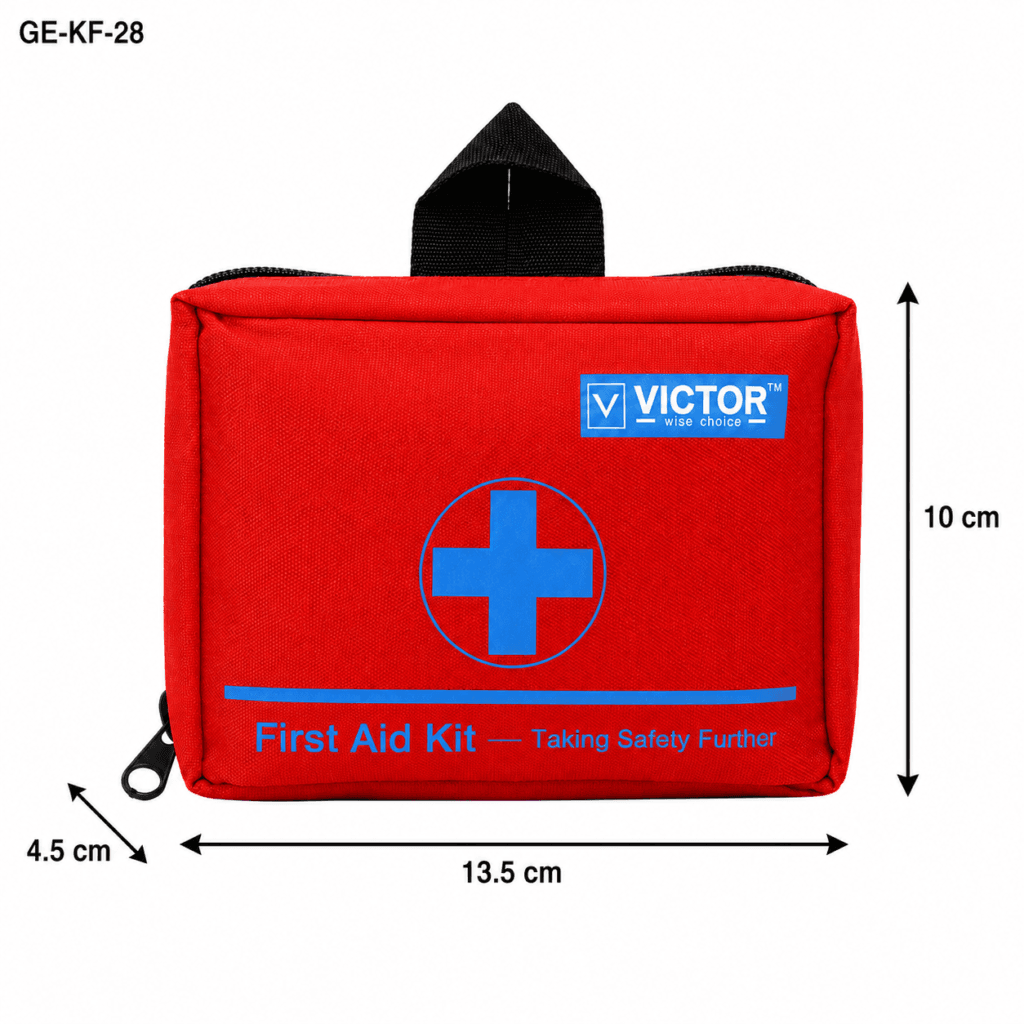 Red Oxford Portable First Aid Kit Bag detail image