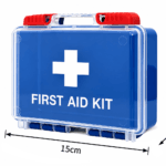 Blue Plastic First Aid Box detail image