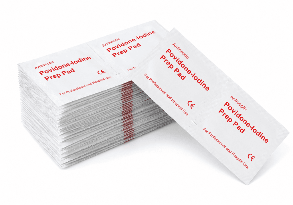 Iodine Cotton Pad (Povidone-Iodine Prep Pad)0.5% PVP-I