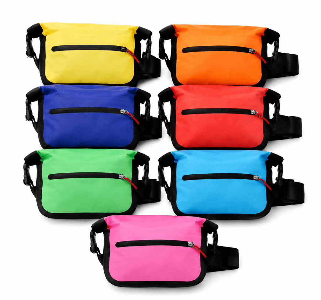 Outdoor Waterproof Sports Waist Pack-Waist Mount-PVC Mesh Laminated Fabric (Waterproof)