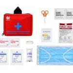 Red Oxford Portable First Aid Kit Bag detail image
