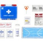 Blue Plastic First Aid Box detail image