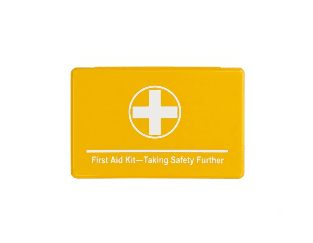 Yellow Plastic First Aid Box