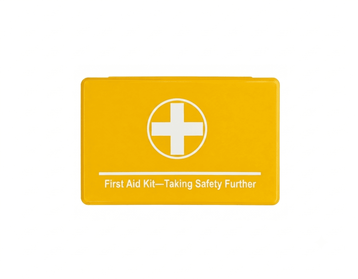Yellow Plastic First Aid Box