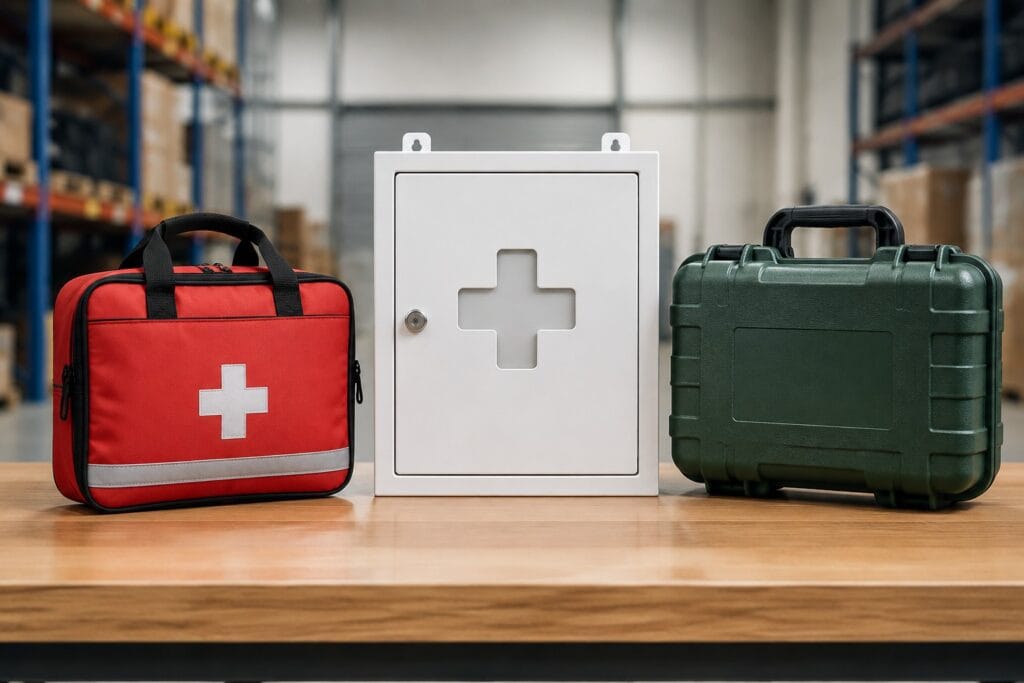 Outdoor First Aid Kit Bag Formats: Waist, Case or Backpack