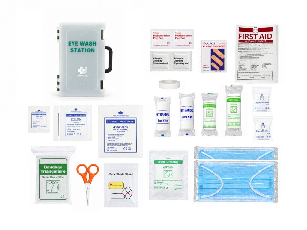 Wall-Mounted Eye Wash Station